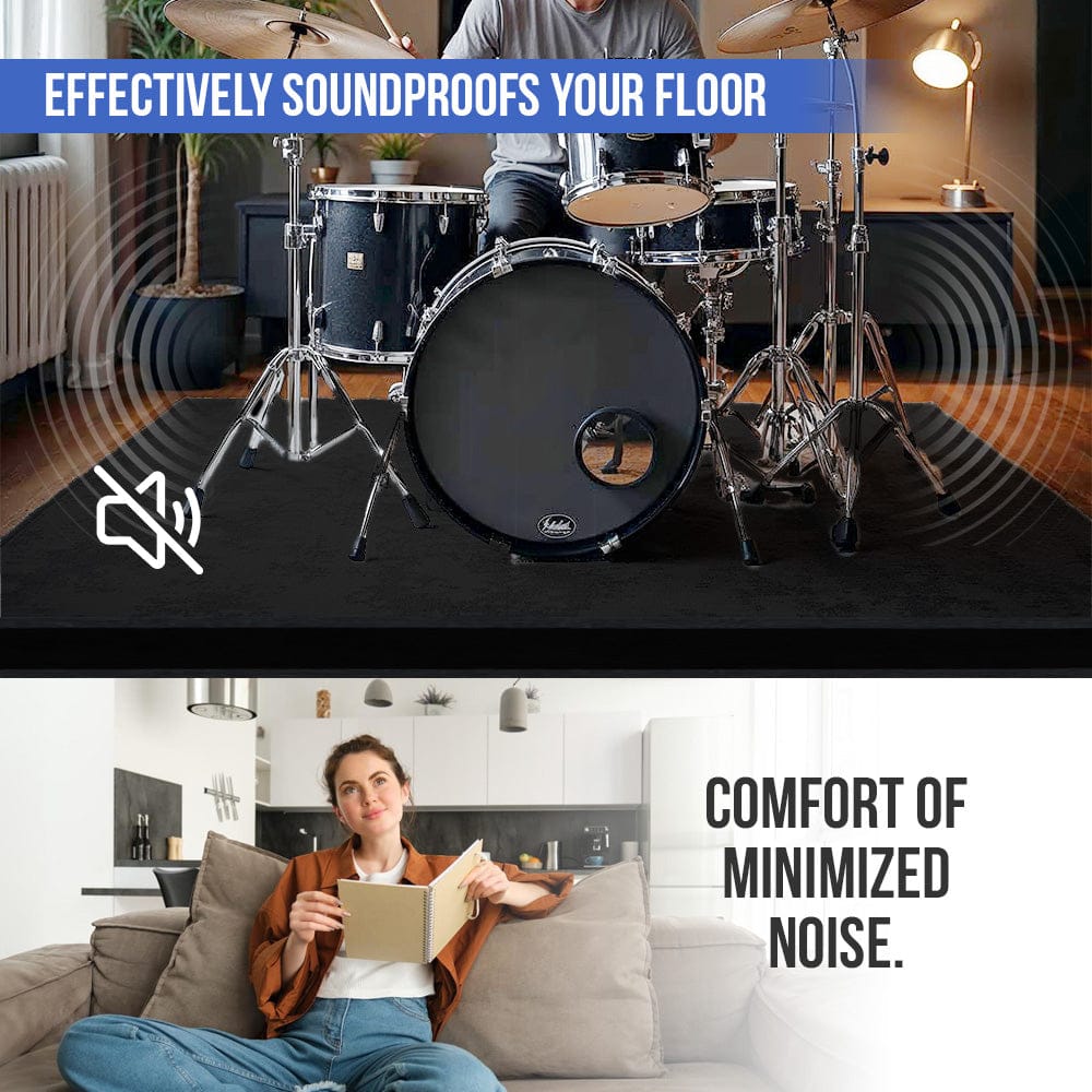 Arrowzoom ProSound 1pc Heavy Duty 3-Layer Thick 5.5cm/2.1" Floor Pads - KK1468