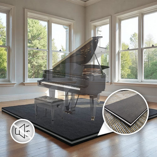Arrowzoom QuietStep Piano Pad: 3-Layer Acoustic Solution - KK1469