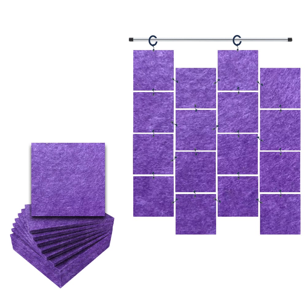 Arrowzoom Hanging Square Sound Absorbing Clip-On Tile - KK1241