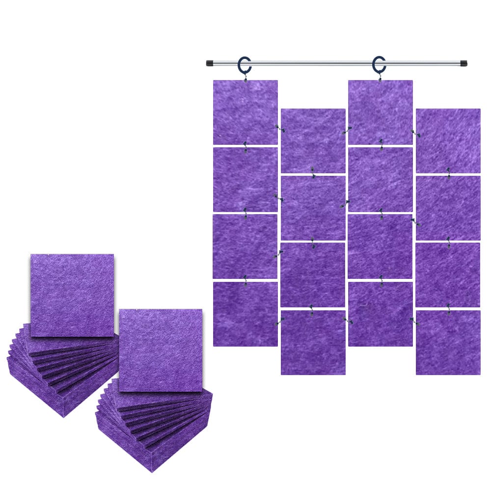 Arrowzoom Hanging Square Sound Absorbing Clip-On Tile - KK1241