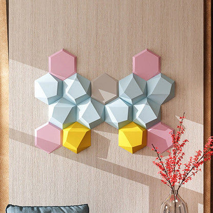 Arrowzoom Simple Monarch 3D Hexagon Adhesive Sound Absorbing Panels - KK1332