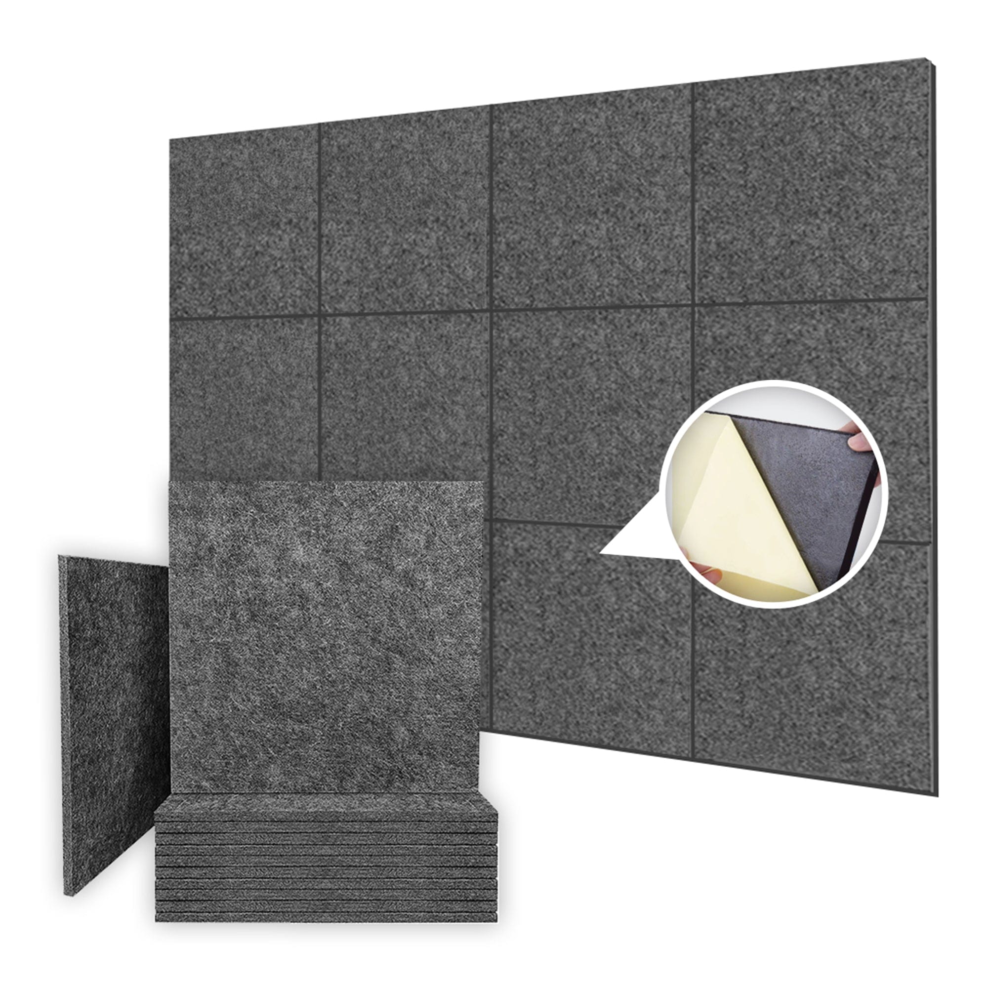 1 Piece - Door Soundproofing Kit All in One Acoustic Panels KK1184 Dark Gray / 1