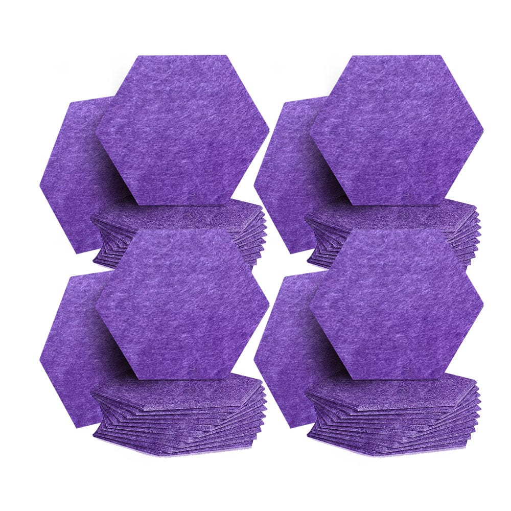 Arrowzoom Hexagon Felt Sound Absorbing Wall Panel - Solid Color - KK1224