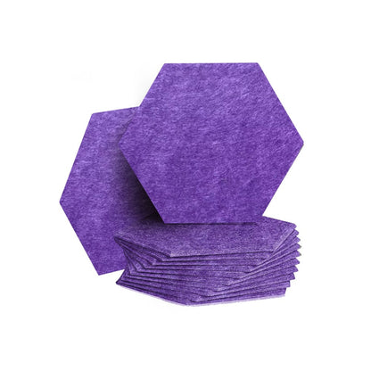 Arrowzoom Hexagon Felt Sound Absorbing Wall Panel - Solid Color - KK1224