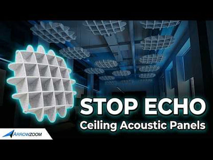 Arrowzoom EchoArt Elegant Sound Absorbers Hanging Ceiling Panels Green 100 cm - KK1461