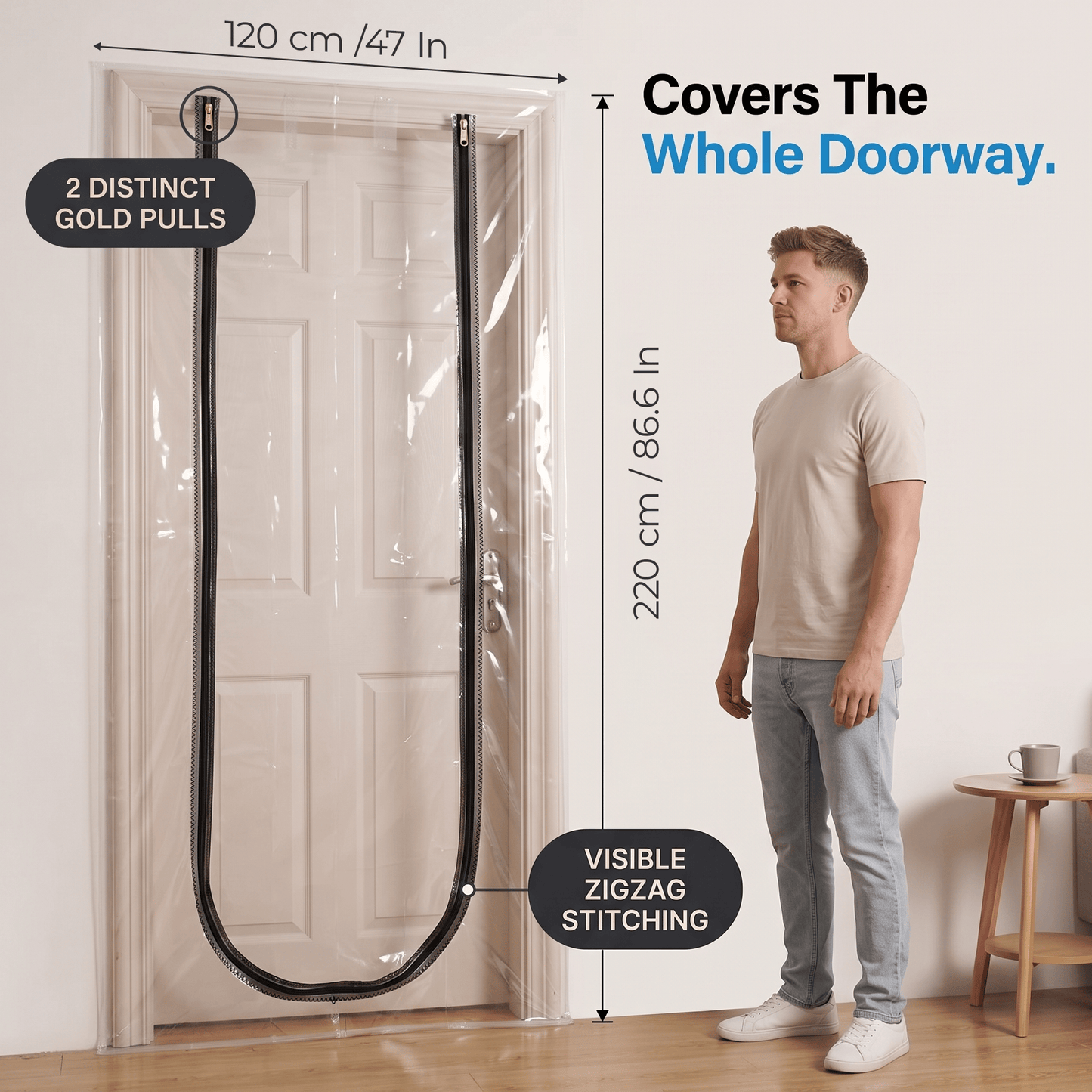 Dust-proof PVC Curtain, partitioning Door Curtain AP1503