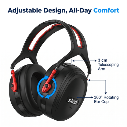 Arrowzoom Bundle — Dual-Hole Ear Pillow + Soundproof Ear Muffs KK1482