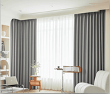 Soundproof Blackout Curtain PRO — Block Noise, Light & Drafts in Any Room (KK1251) Gray / 2.0 X 2.0 M (78.7 X 78.7 in)