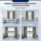 Soundproof Blackout Curtain PRO — Block Noise, Light & Drafts in Any Room (KK1251)
