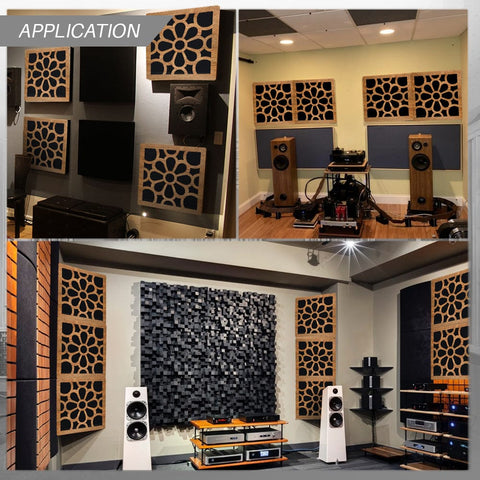 Arrowzoom™ Diffuse PRO Royal Petals Acoustic Wooden Panel - KK1309