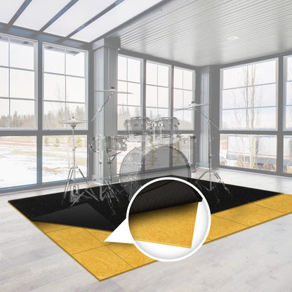 Arrowzoom Non-Slip Soundproof Floor Tiles, Rug Pad - KK1282 12 / Yellow