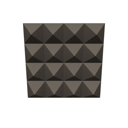 Arrowzoom Pyramid Series Acoustic Foam - Black x Burgundy Bundle - KK1034