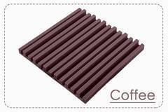 Arrowzoom Acoustic Metro Striped Ceiling Foam - Solid Colors - KK1041 1 / Burgundy