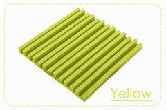 Arrowzoom Acoustic Metro Striped Ceiling Foam - Solid Colors - KK1041 1 / Yellow