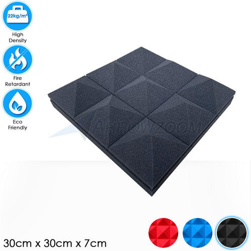 Arrowzoom™ PRO Series Soundproof Foam - Pyramid Plus - KK1194