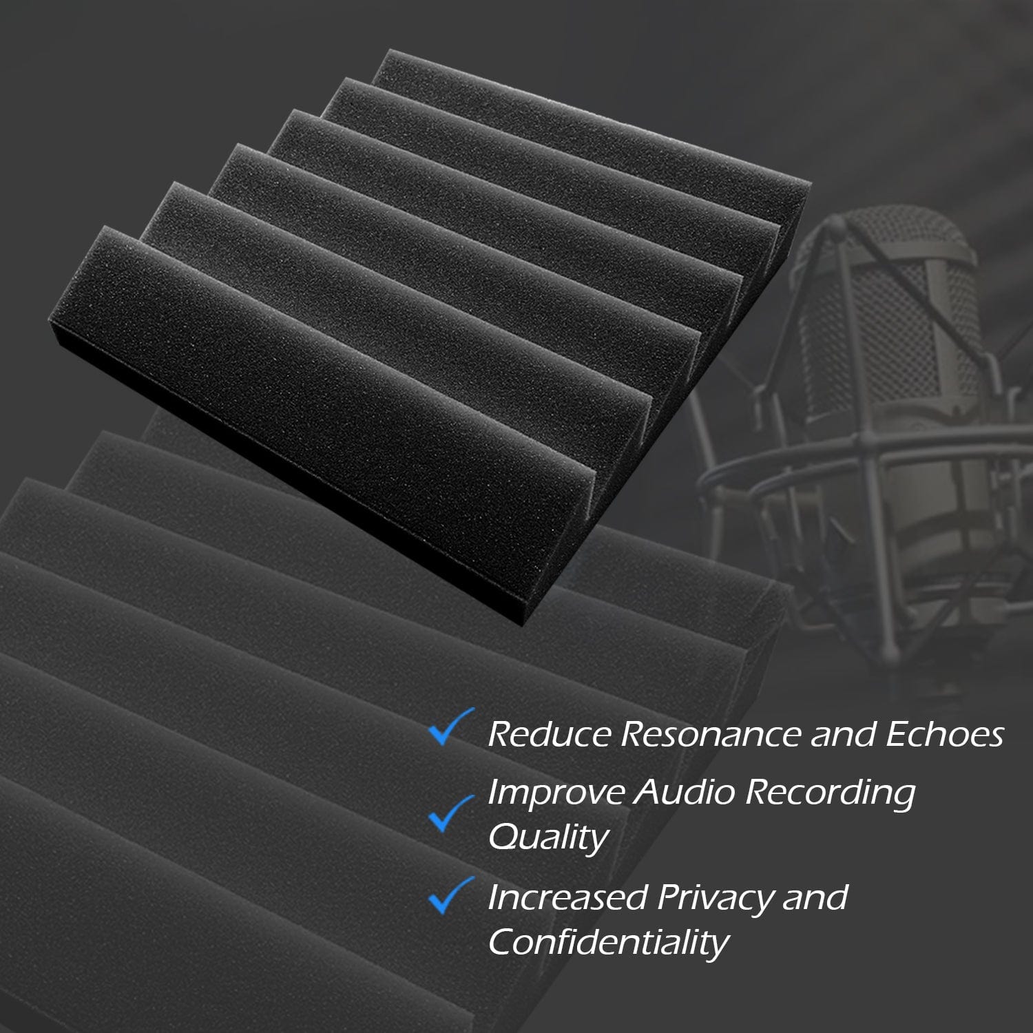 Arrowzoom™ PRO Series Soundproof Foam - Triangle Pro - KK1243