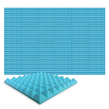 New 24 pcs Bundle Pyramid Tiles Acoustic Panels Sound Absorption Studio Soundproof Foam 8 Colors KK1034 Arrowzoom.