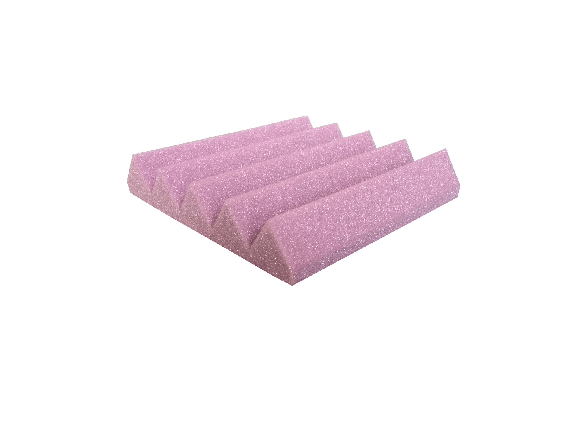 Arrowzoom Acoustic Wedge Tiles Foam - Solid Colors - KK1134 Burgundy / 1 Piece - 25 x 25 x 5 cm / 10 x 10 x 2in