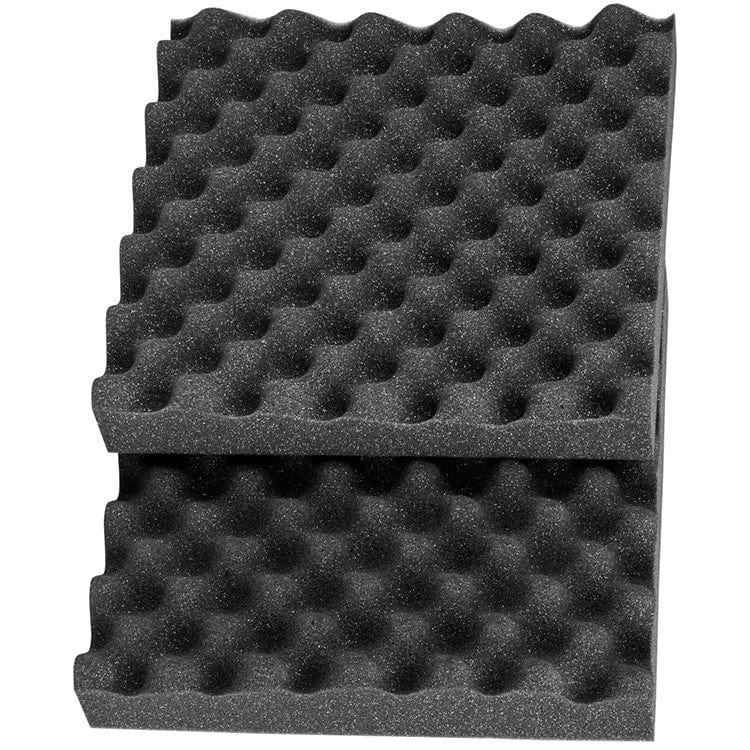 New 12 Pcs Pearl White and Red Bundle Egg Crate Convoluted Acoustic Tile Panels Sound Absorption Studio Soundproof Foam KK1052