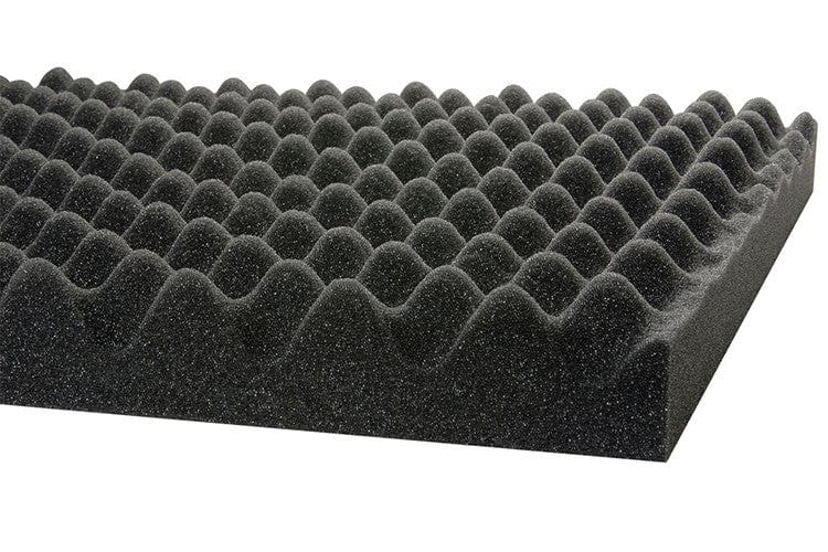 New 12 Pcs Pearl White and Red Bundle Egg Crate Convoluted Acoustic Tile Panels Sound Absorption Studio Soundproof Foam KK1052