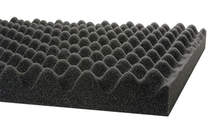 New 12 Pcs Pearl White and Red Bundle Egg Crate Convoluted Acoustic Tile Panels Sound Absorption Studio Soundproof Foam KK1052