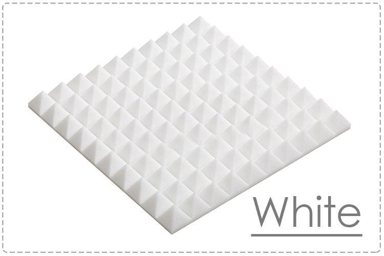New 12 pcs Bundle Pyramid Adhesive Backed Tiles Acoustic Panels Sound Absorption Studio Soundproof Foam 7 Colors KK1053 Arrowzoom.