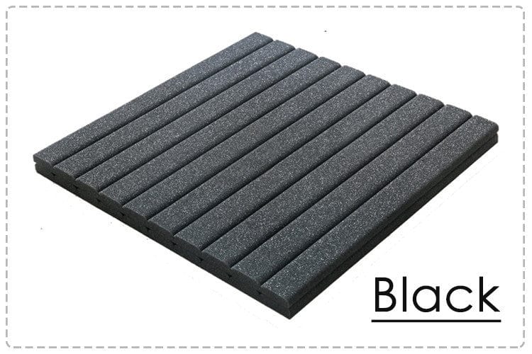 New 8 pcs Bundle Wedge Adhesive Backed Tiles Acoustic Panels Sound Absorption Studio Soundproof Foam 7 Colors KK1054