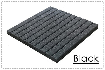 New 8 pcs Bundle Wedge Adhesive Backed Tiles Acoustic Panels Sound Absorption Studio Soundproof Foam 7 Colors KK1054