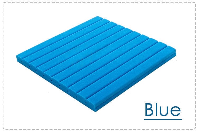 New 8 pcs Bundle Wedge Adhesive Backed Tiles Acoustic Panels Sound Absorption Studio Soundproof Foam 7 Colors KK1054