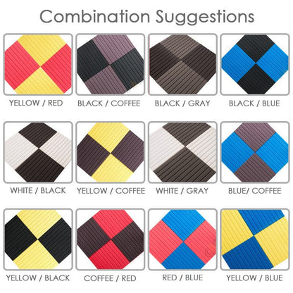 New 8 pcs Bundle Wedge Adhesive Backed Tiles Acoustic Panels Sound Absorption Studio Soundproof Foam 7 Colors KK1054