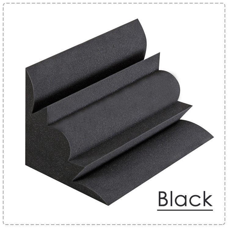 New 4 pcs Bundle Bass Trap Acoustic Panels Sound Absorption Studio Soundproof Foam 2 Colors KK1036