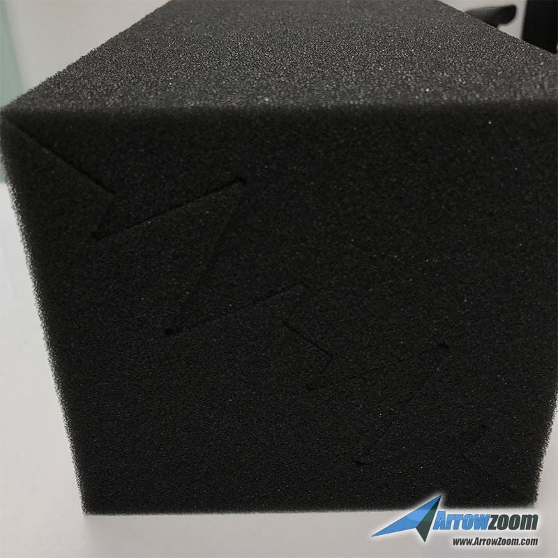New 8 Pcs Bundle Black Bass Trap Acoustic Panels Sound Absorption Studio Soundproof Foam 2 Colors KK1133