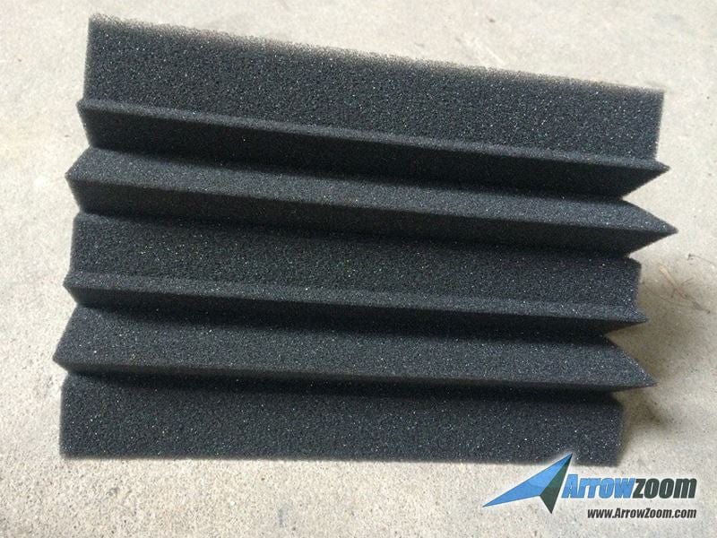 New 8 Pcs Bundle Black Bass Trap Acoustic Panels Sound Absorption Studio Soundproof Foam 2 Colors KK1133