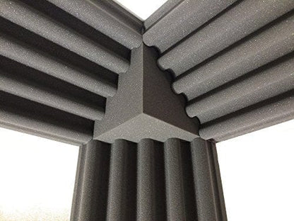 New 8 pcs Cube Corner Bass Trap Block Set Acoustic Panels Sound Absorption Studio Soundproof Foam 20 x 20 x 20 cm KK1135