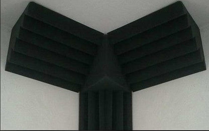 New 8 pcs Cube Corner Bass Trap Block Set Acoustic Panels Sound Absorption Studio Soundproof Foam 20 x 20 x 20 cm KK1135