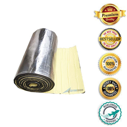 Arrowzoom Fireproof Aluminum Insulation Foil Mat - 1 Meter - KK1151 (Water Pipe/ Furnace/ AirCon/ Ceiling )