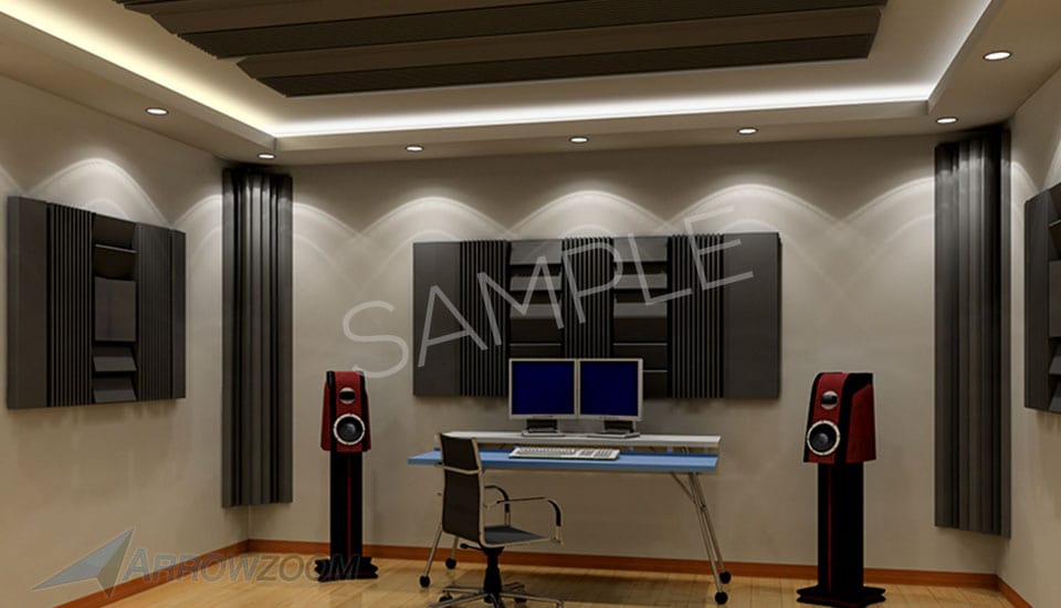 Arrowzoom Home Theater Kit - All in One Acoustic Panels Kit - KK1183