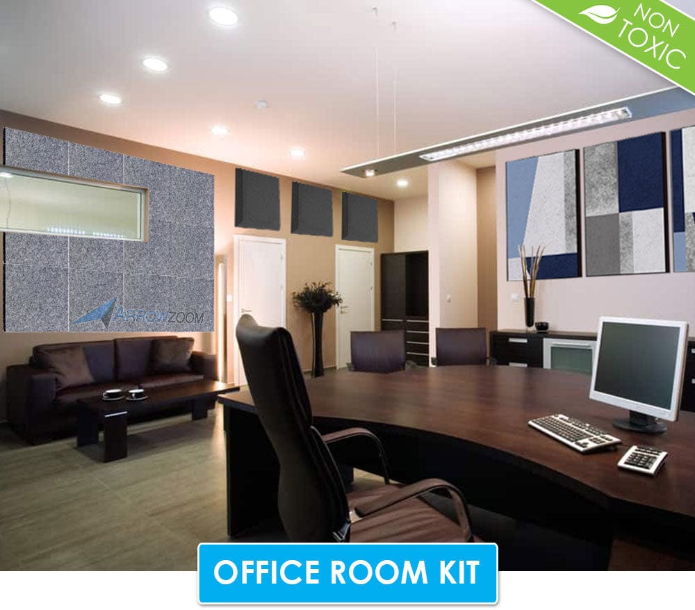 Arrowzoom Office / Meeting / Multi Function Room Kit - All in One Acoustic Panels - KK1183