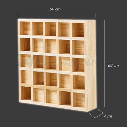 Arrowzoom™ Pro Acoustic Wood Diffuser Panel - 25 Grid - KK1201