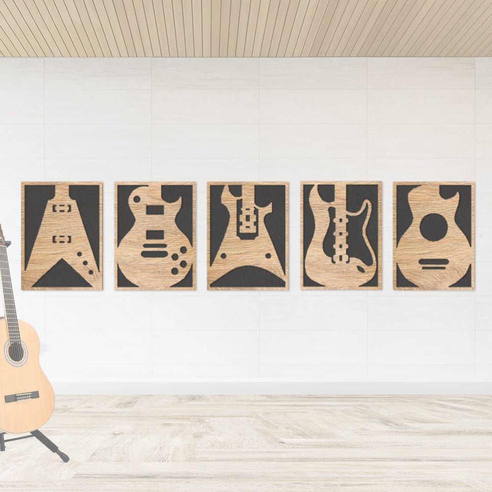 Arrowzoom™ Diffuse PRO Guitar Acoustic Wooden Panel - KK1328 1 / Wooden